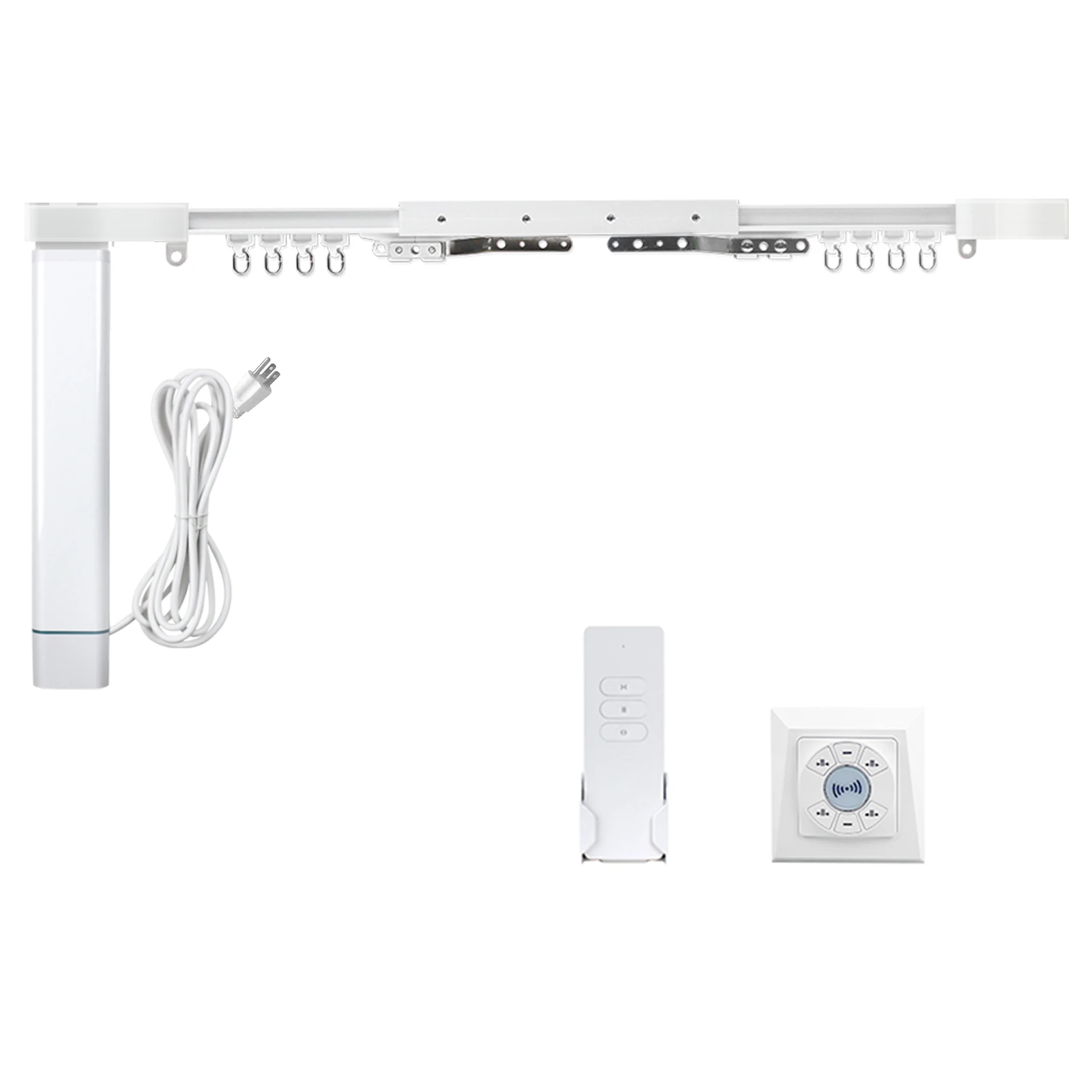 

Alexa Google WiFi Curtain Electric curtain Smart Remote Track Electric Slide Curtains Tuya WiFi Control Home Drapery System