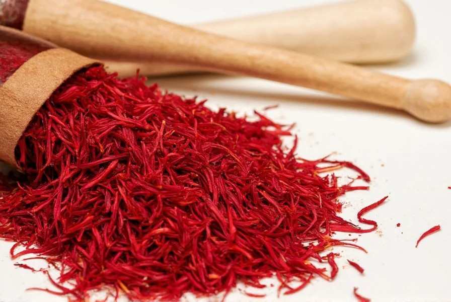 Golden Saffron Dish on a Plate