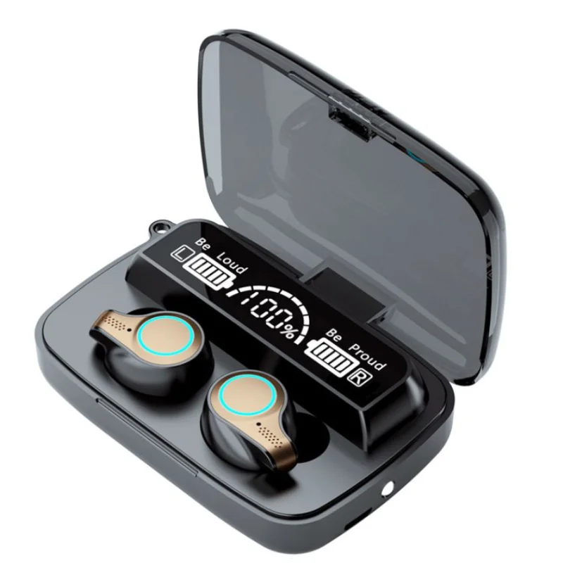 

Golden Supplier Mini Headset Earbuds TWS Auto Connect Earphones 9D Stereo Wireless Headphones M18 Tws Earbuds