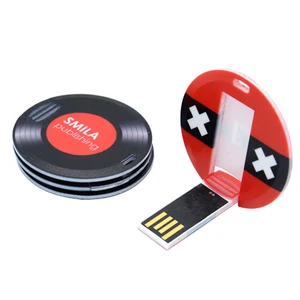 Round USB Flash Drive Memory Stick 8GB 16GB 32GB