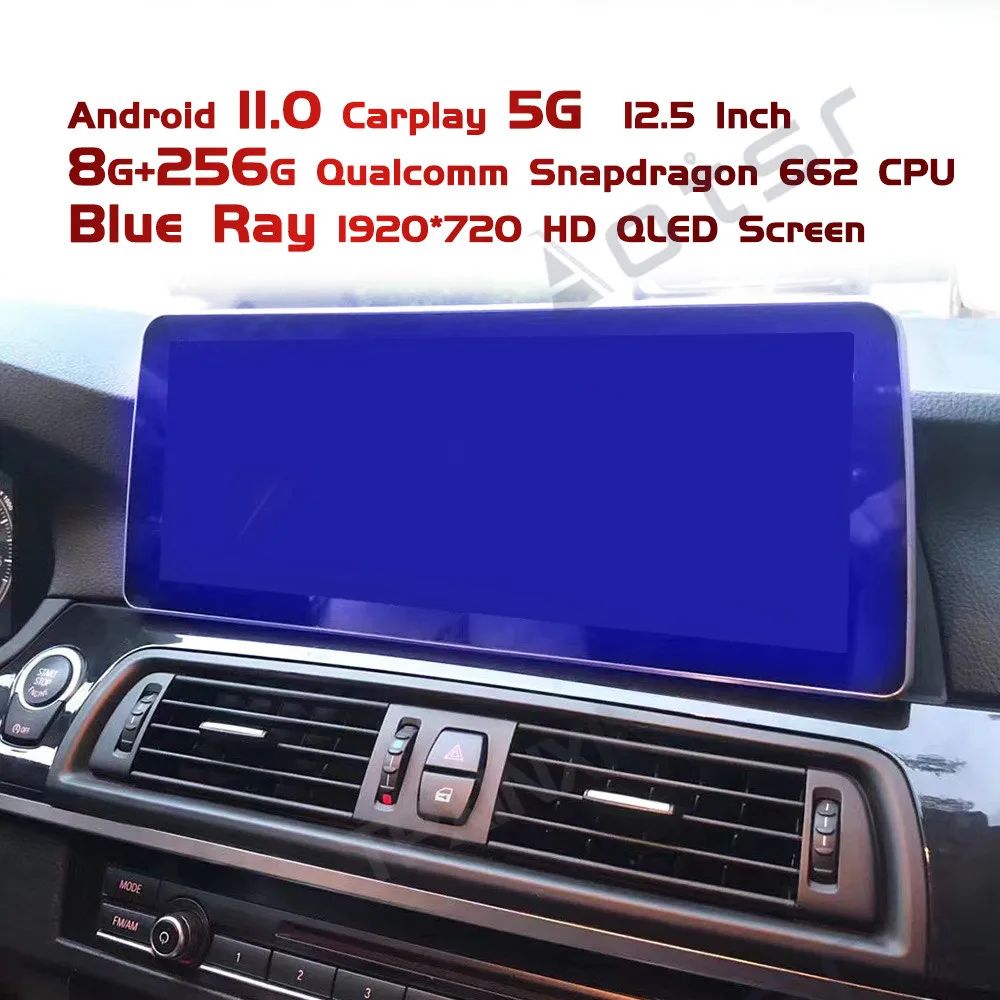 

8+256GB Android 11 Car Multimedia Player For BMW 5 Series F10 F11 2009-2016 Car Stereo GPS Navigation Auto Radio Head Unit
