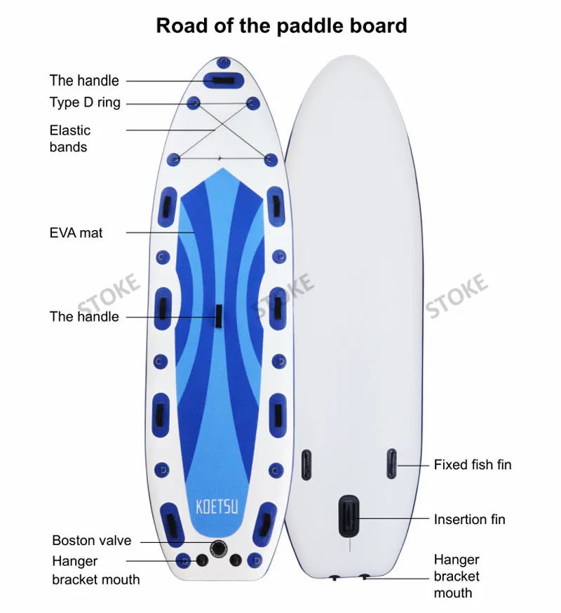 

Guangzhou Stoke Dropshipping Stand Up Paddleboard Inflat Paddl Board
