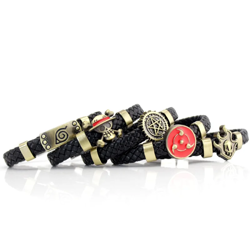 

Anime Red Cloud Bleach Attack On Titan Woven Bracelet for Fans Cosplay Gift