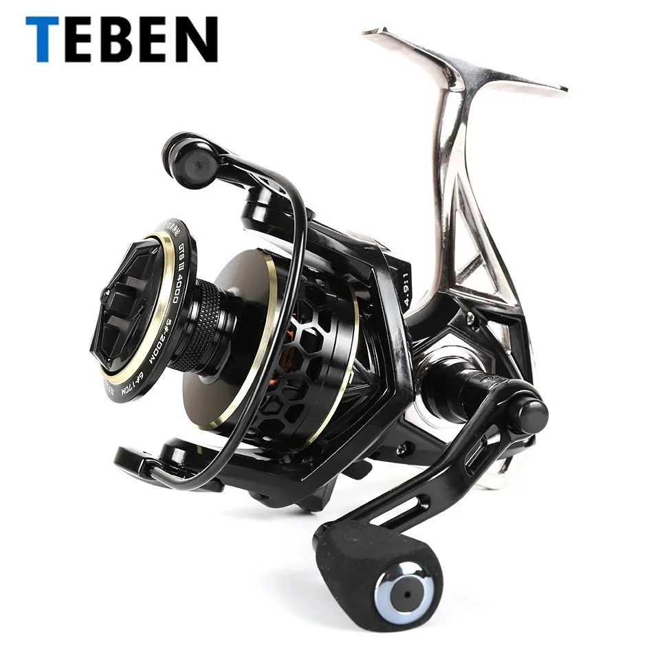 

TEBEN GTS carp spinning electric wish fishing reels casting fishing reels fishing reel handle knob, Black