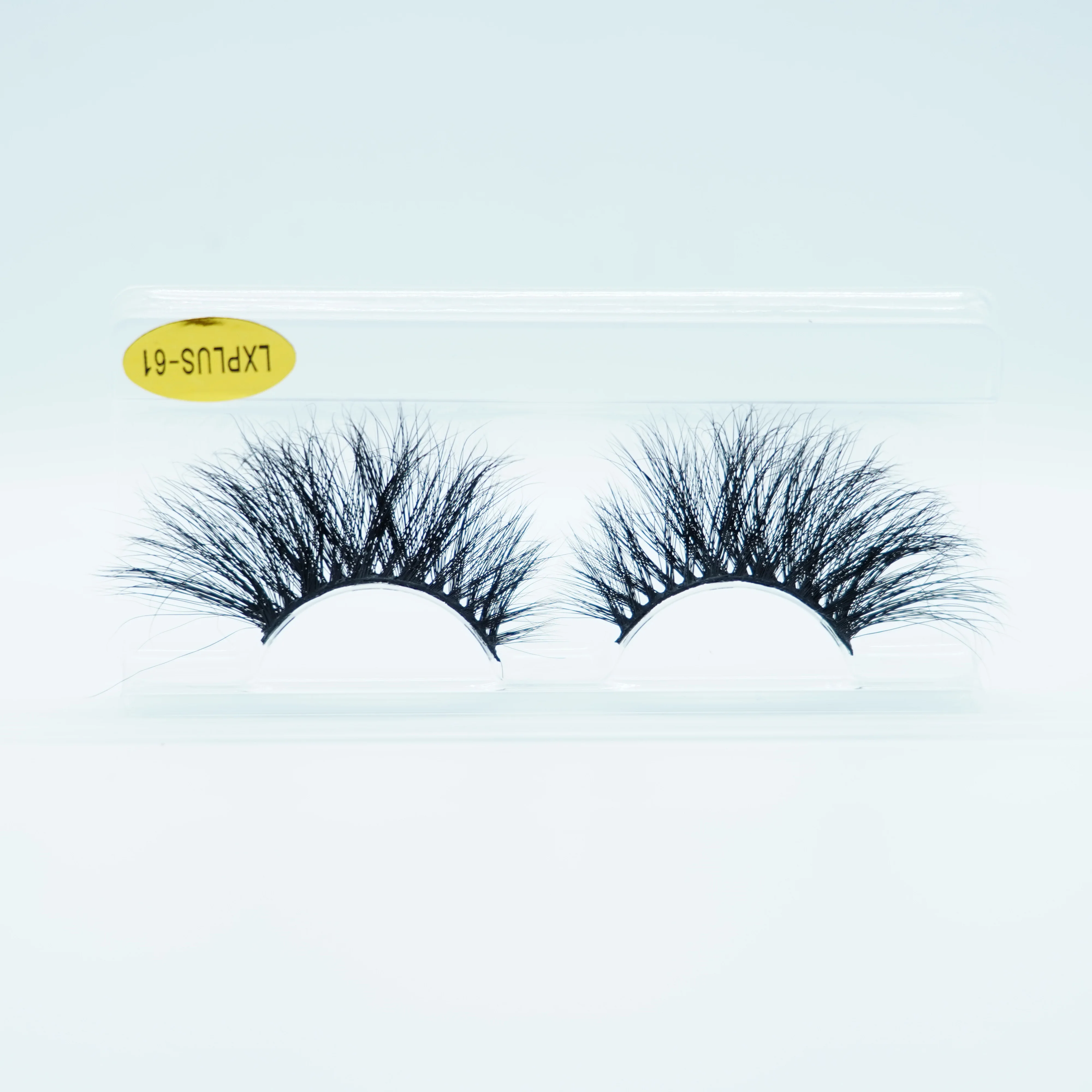 

top quality wholesale hot style 3D 5D 100% mink 25 mm natural black false eyelashes