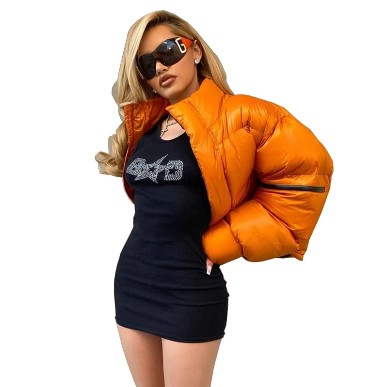 

European and American women's spring fashion sexy letters hot rhinestone strap dress wholesale