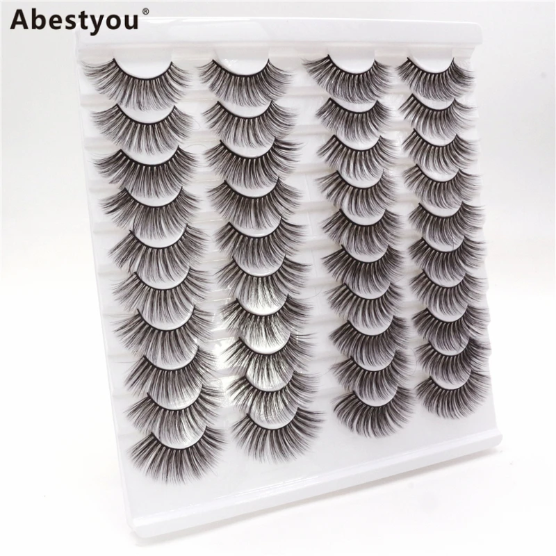 

20 pairs fake Eyelashes Faux Mink Eyelashes Mink Lashes False Eyelashes