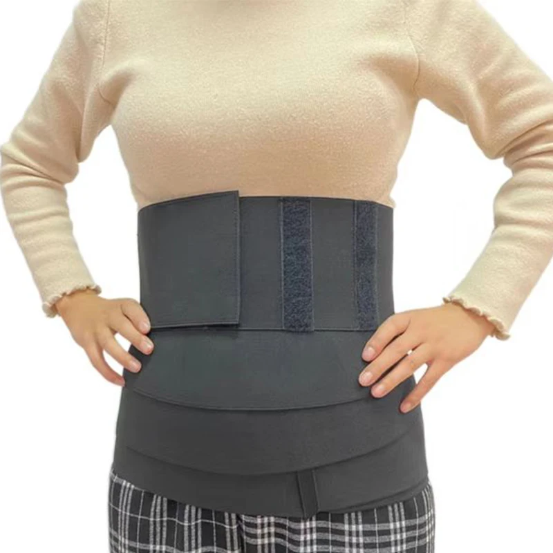 

Snatch Me Up Tiktok Quick Snatch Bandage Wrap Invisible Wrap Waist Trainer Tape Tummy wrap with Loop, Black