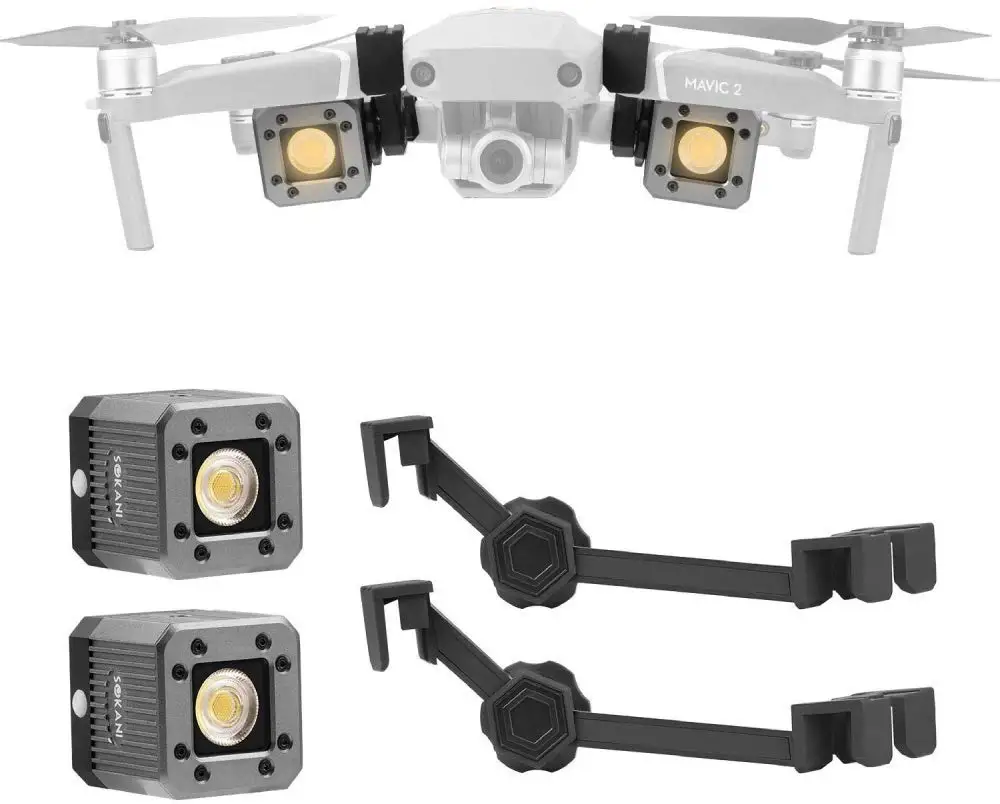 

Sokani X1 Lite-Lighting Kit Light fit Night Lamp Flight Light for DJI Mavic 2 Pro Mavic 2 Zoom Drone Accessories