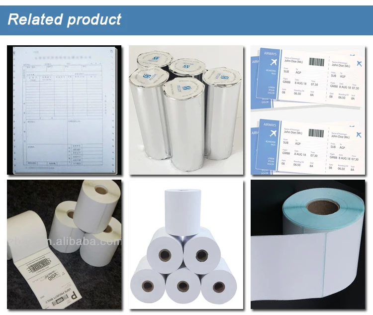 Printed Cash Register Thermal Paper