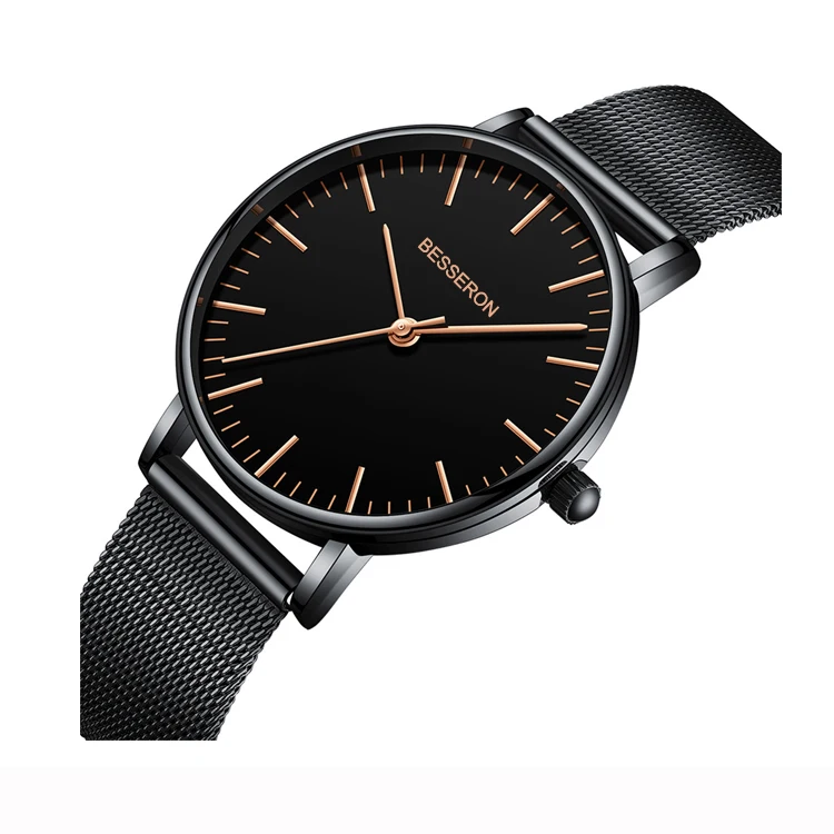 

Private label 2020 watch personaliize minimalist silver stainless steel watches