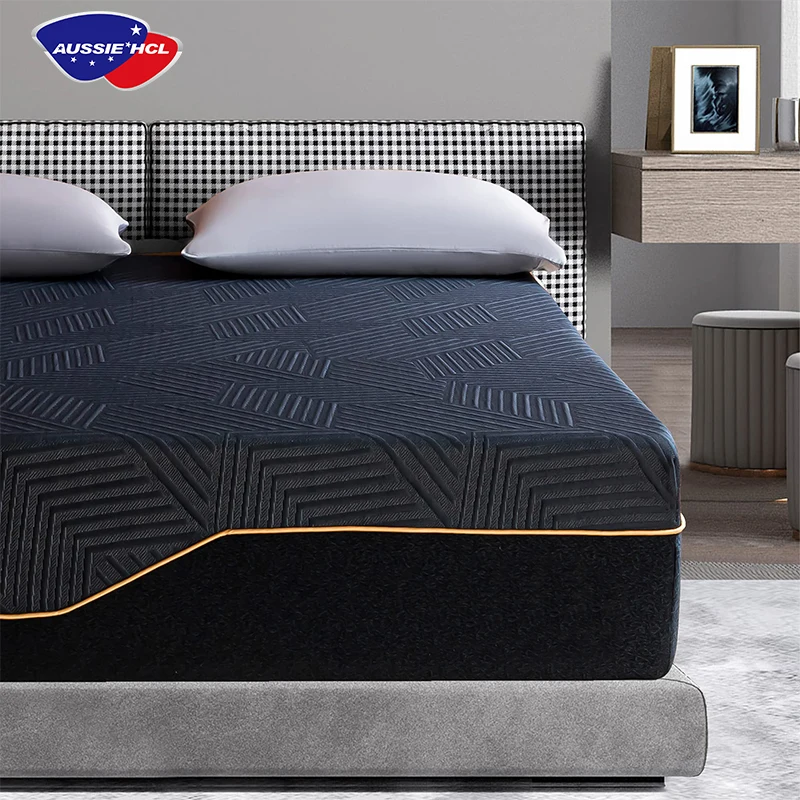 

Fireproof high density foam mattress in box cooling bedroom mattress cover foldable copper gel infused memory foam mattresses
