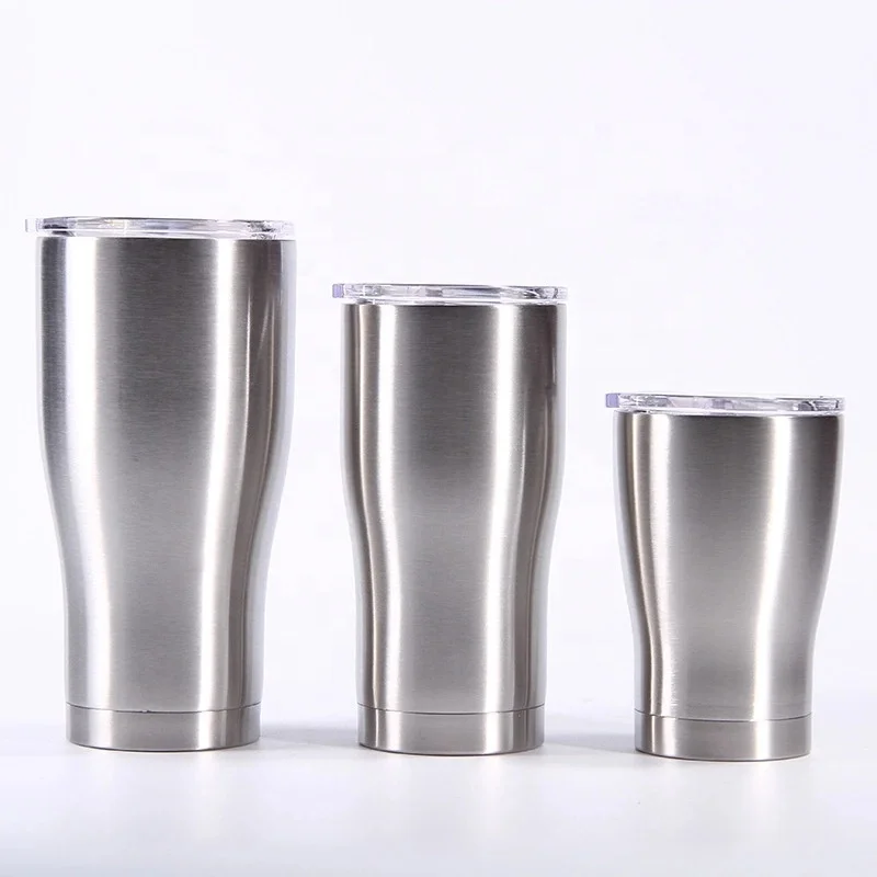 

20oz stainless steel tumbler modern curve coffee car mug stainless steel coffee/champagne tumbler cups