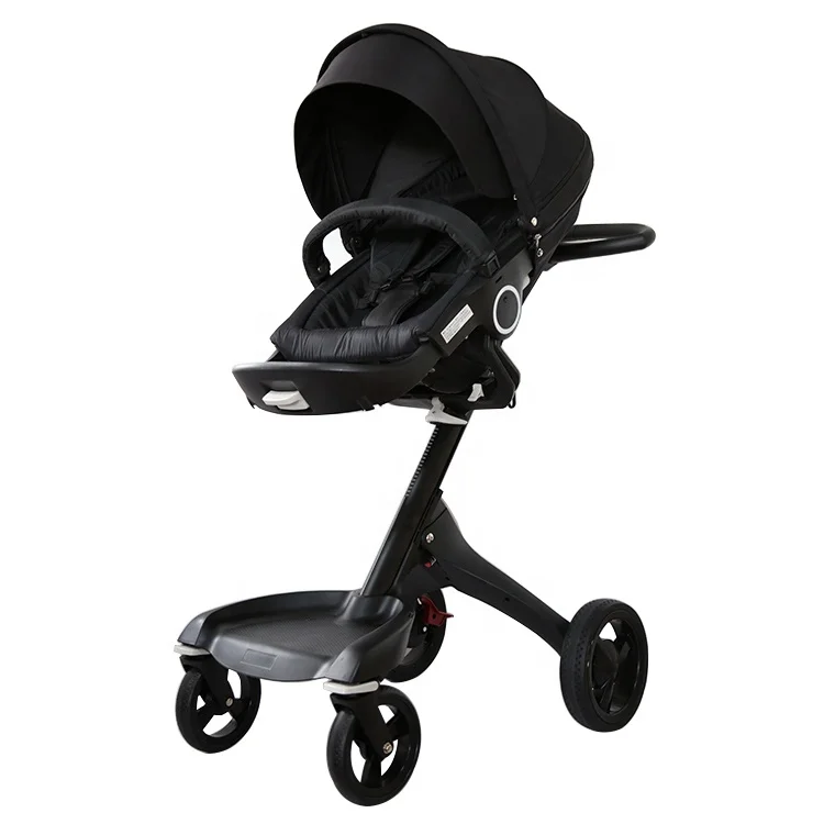 

Purorigin Stroller and car seat baby travel system baby stroller with car seat, Black