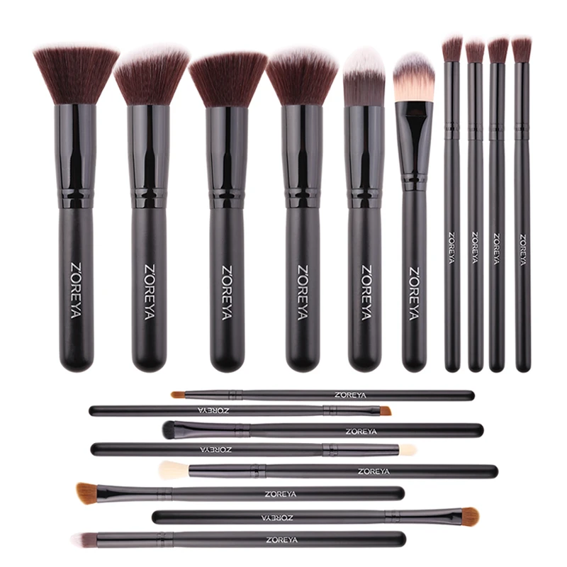 

zoreya makeup brush set wholesales makeup brushes set with pouch, Picture color