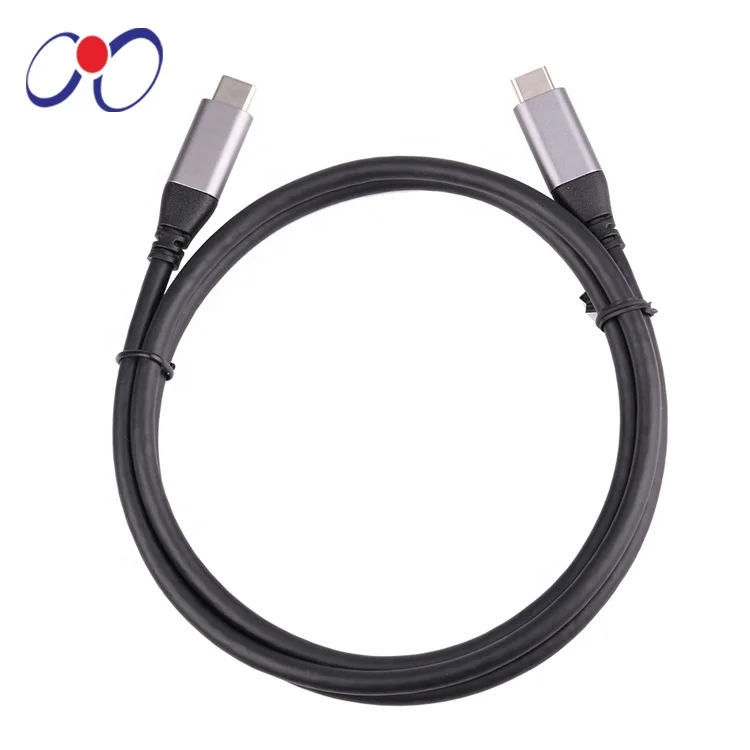 

Over 18 years manufacturer High Quality Usb 3.1 Type C To Type C Cable Black Color 1m Charging Usb Cable For Phone