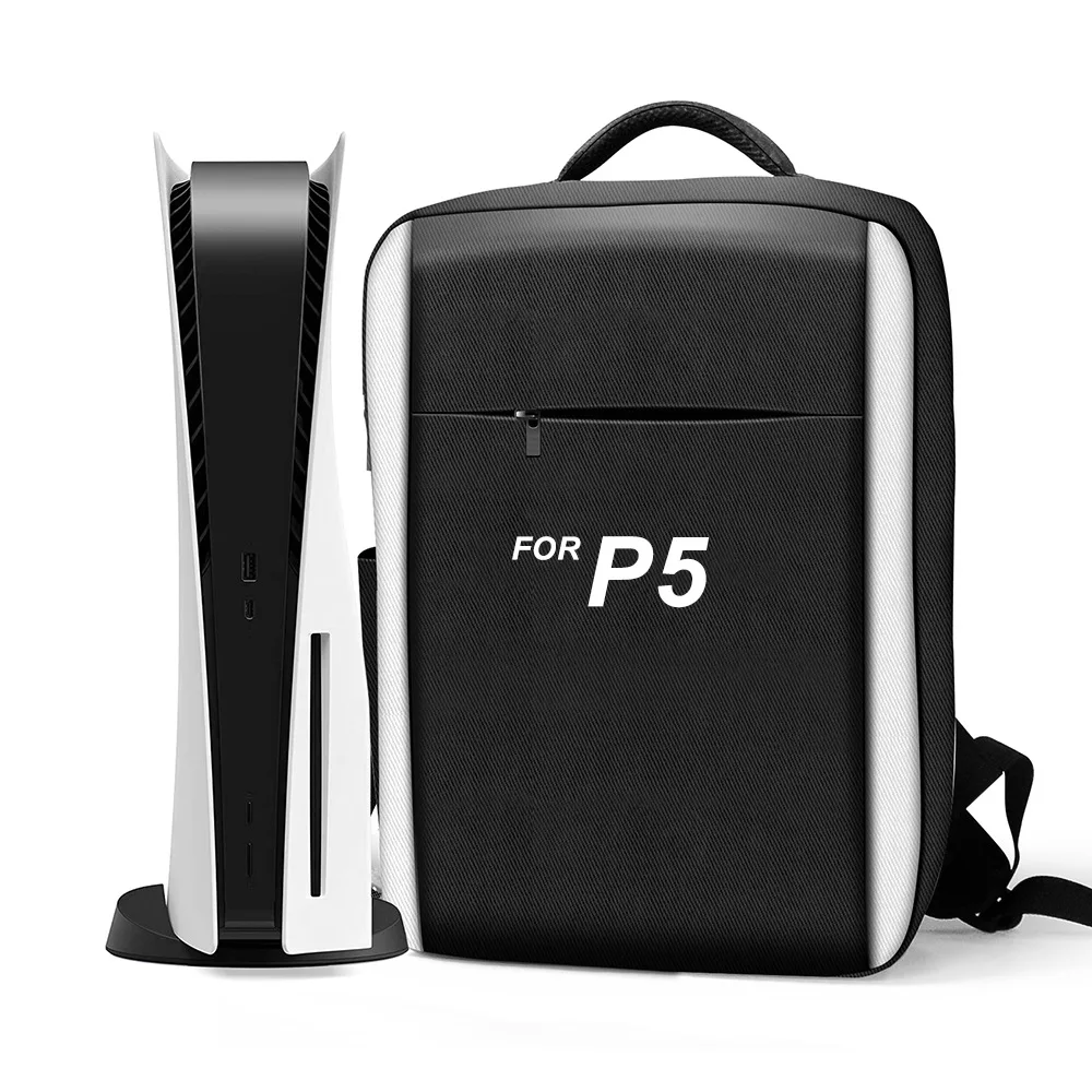 

Data Frog Portable Storage Bag For PS5 Console Protective Cover Host Backpack Bag For Playstation 5 Game Console Accessories