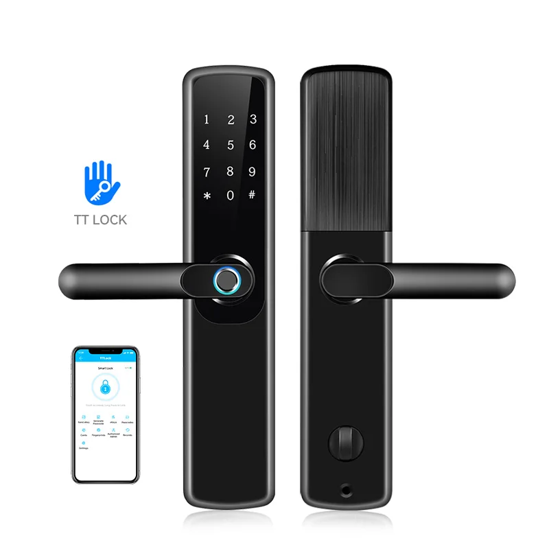 

Most Popular Remote Control Security 6068 Mortise Hotel Wifi Tuya ttlock App Smart Door Locks Electronics Fingerprint