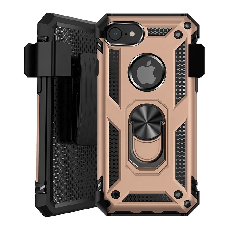 

Wholesale phone accessories belt clip case tough 3 in 1 protective phone case for iphone 7/8/plus