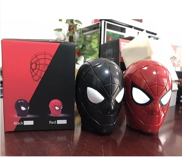 Creative gift Iron man Spider man Bumblebee helmet wireless bluetooth Speaker Subwoofer portable speaker - ANKUX.COM