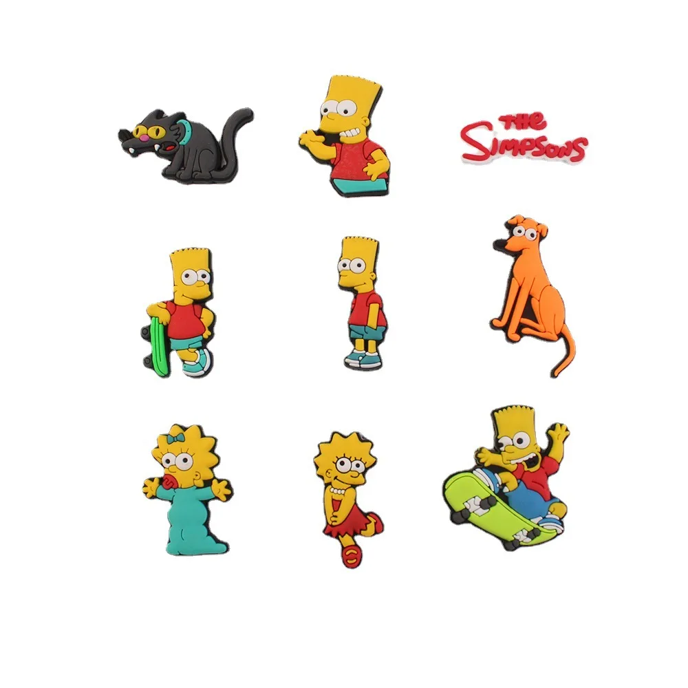 

Hot selling new creative Cartoon characters Croc charms amulet PVC designer charm Croc shoes accessories