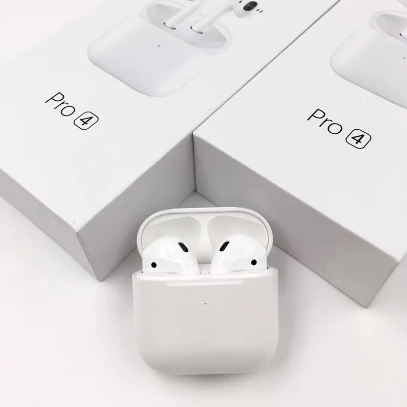 

2021 Pre-sale Original 1:1 TWS Air Pro 4 Auricularess Audifonos inalambricos Air Pro 4 Wireless Earbuds TWS Pro 4, White