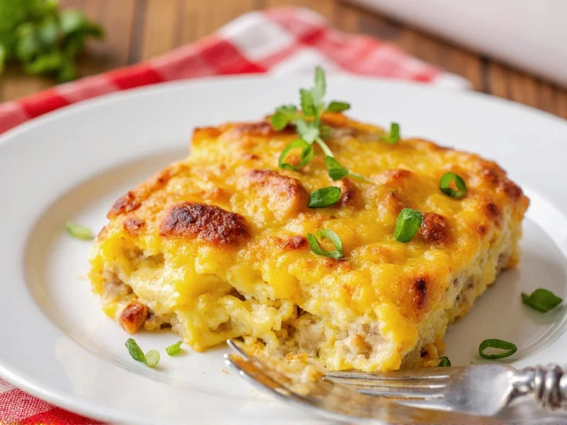 Perfect Sausage Egg Casserole Recipe: Easy & Delicious