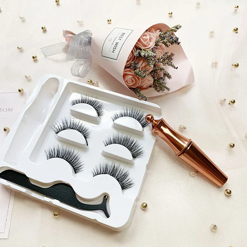 

2020 New Style Magnetic Eyelashes Box Packaging Magnet Eyelashes Magnetic
