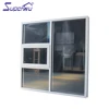 Superwu Australian Standard AS2047 AS/NZS2208 AS1288 aluminum White hand shake and fix swing window