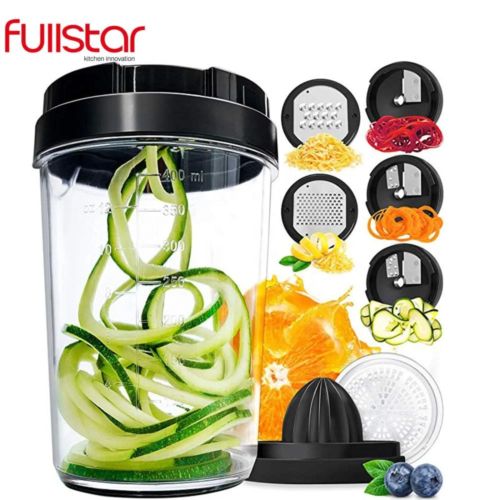 

Fullstar 8 in 1 vegetable Spiralizer spiral slicer lemon juicer orange squeeze cheese grater
