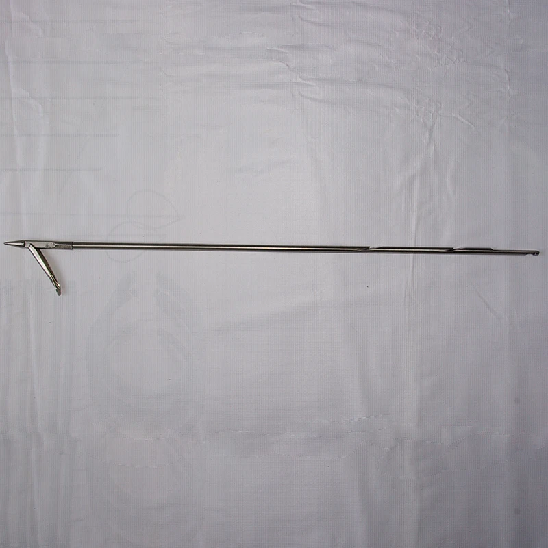 

single barb spring steel speargun shaft speargun spear, Metal color