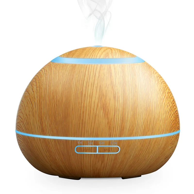 
300ML Wood grain led essential oil diffuser humidifier difusor de aroma 