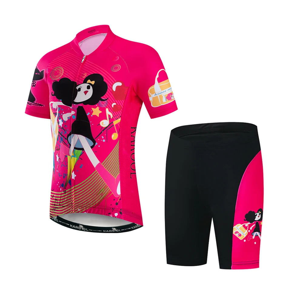 

Karool Cartoon Custom Dry Lightweight Breathable Mountain Children Bike Suit