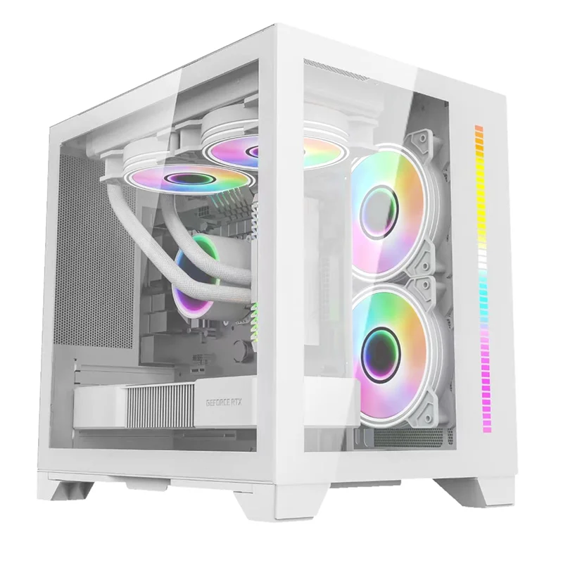 

Hot Selling Factory Price Low MOQ ATX/Micro-ATX PC Case PC Gaming RGB Fan Computer Case & PC Towers