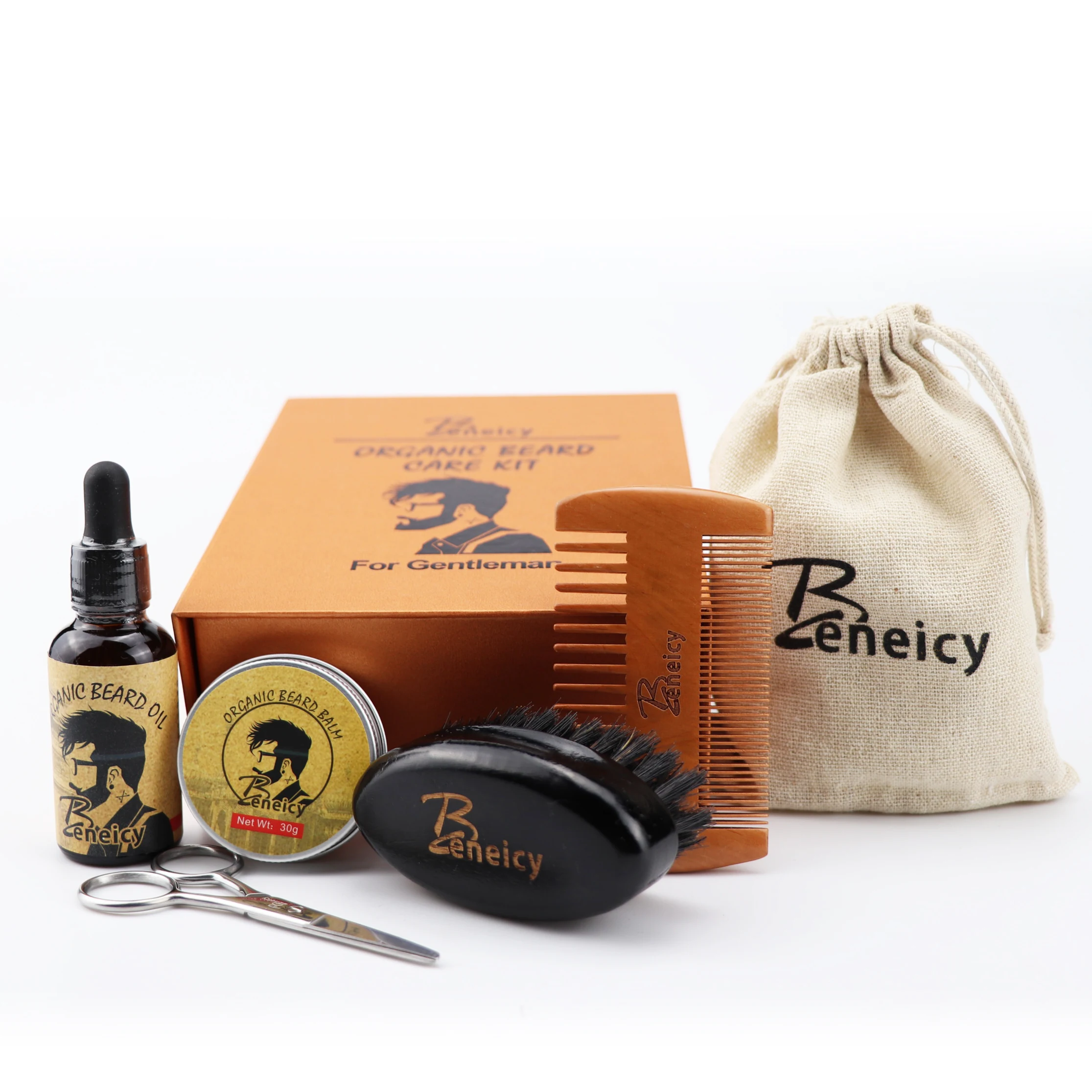 

In Stock Organic Beard Oil Best For Fathers Day Gifts Beard Growth Kit