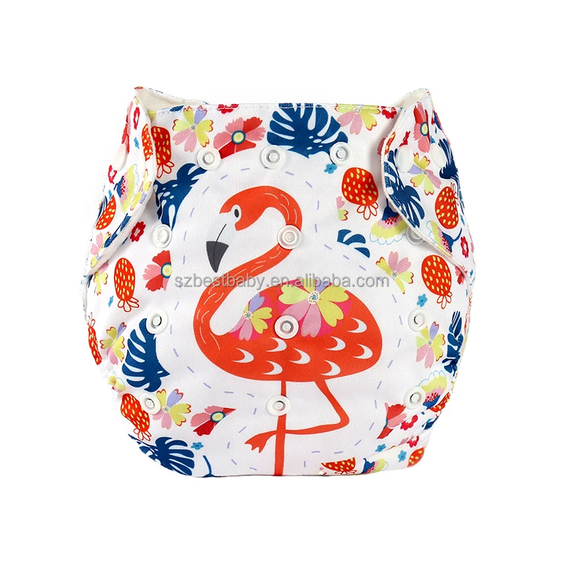 

New Prints Reusable Washable Diaper Baby Cloth Diapers with Insert