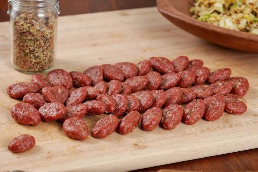 Sausages on a platter
