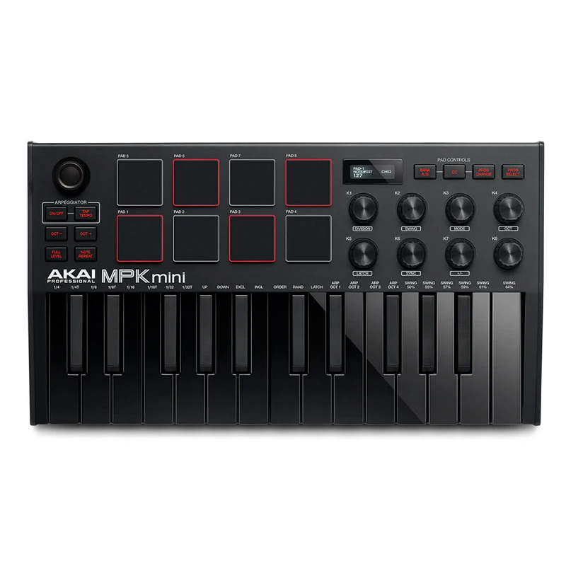 

MPK Mini MKIII mk3 25Key USB MIDI Keyboard Controller, Black