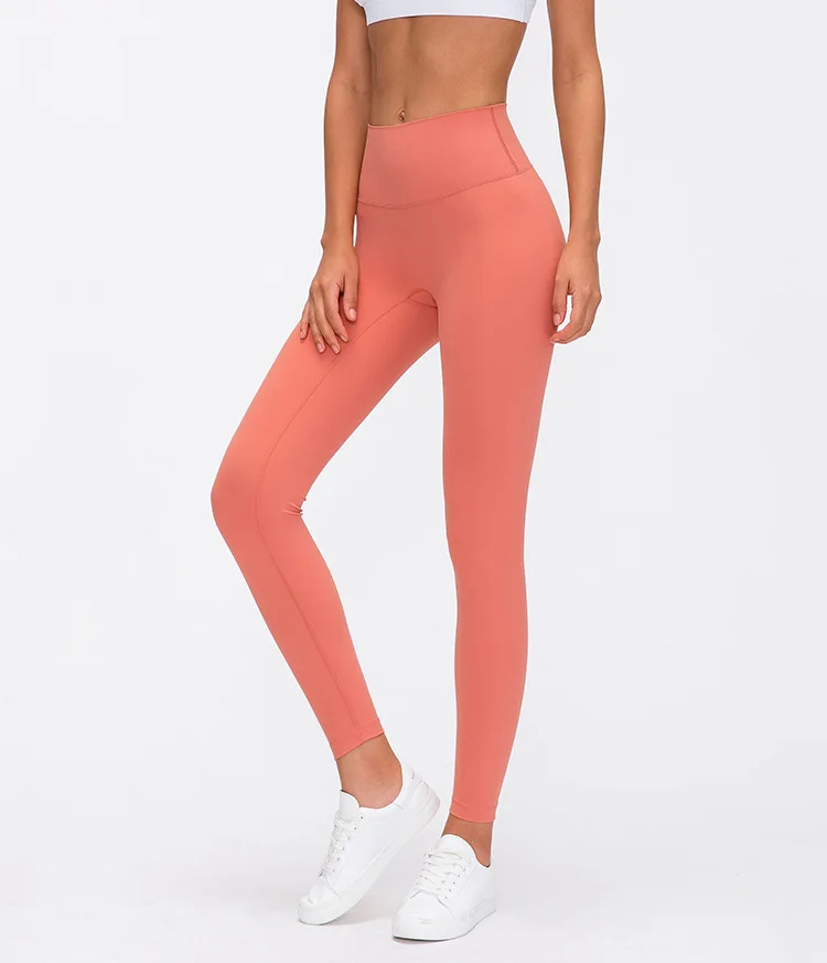 

New yoga legging soft and comfortable fabric no T line design colorful choose long sport pant