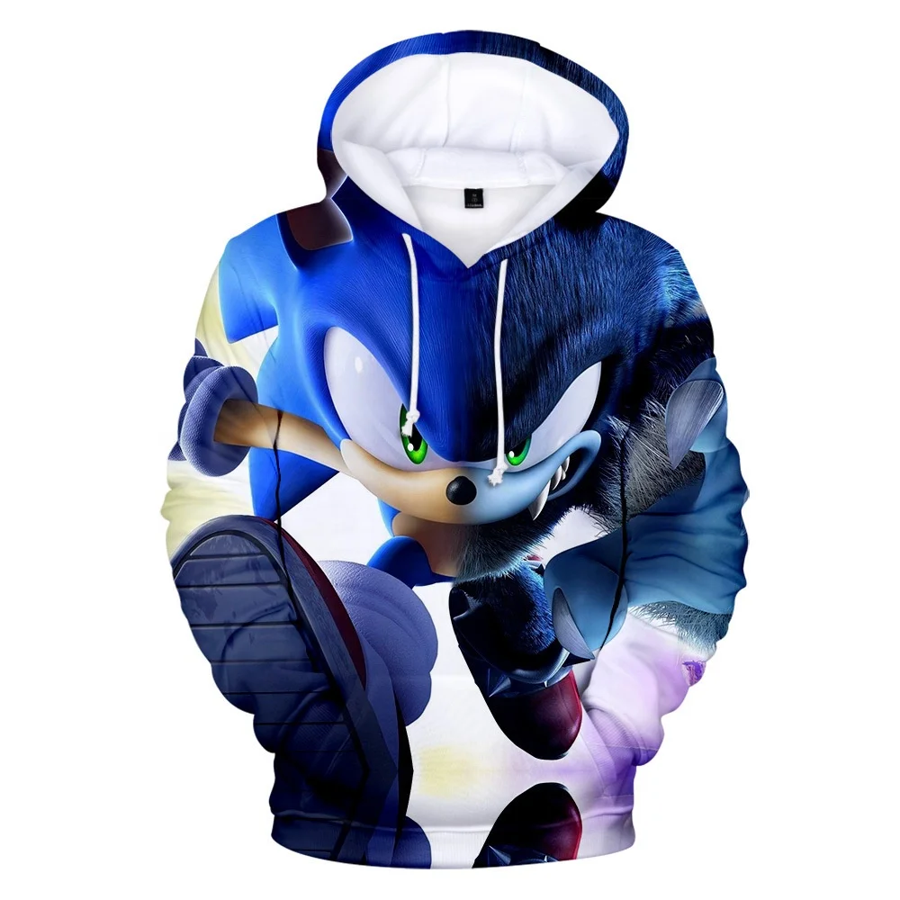 

Hot sale sonic hoodie wholesale 3d hoodie and sweatshirt in printed sonic factory sale hoodie in printed of sonic, Csutomized