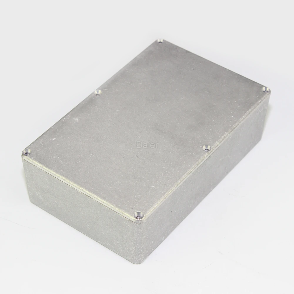 

DaierTek 1590D Aluminum Enclosure Audio 188*119*56.5mm Metal Enclosure Box Plain/Black Aluminum Box Enclosure for Guitar Effect