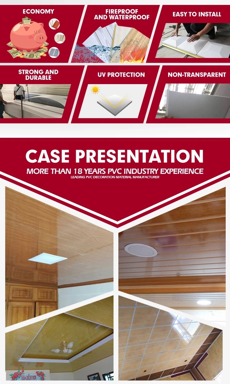 Cheapest Wall Paneling And Ceiling Laminated Pvc Wall Panel Pve Ceiling