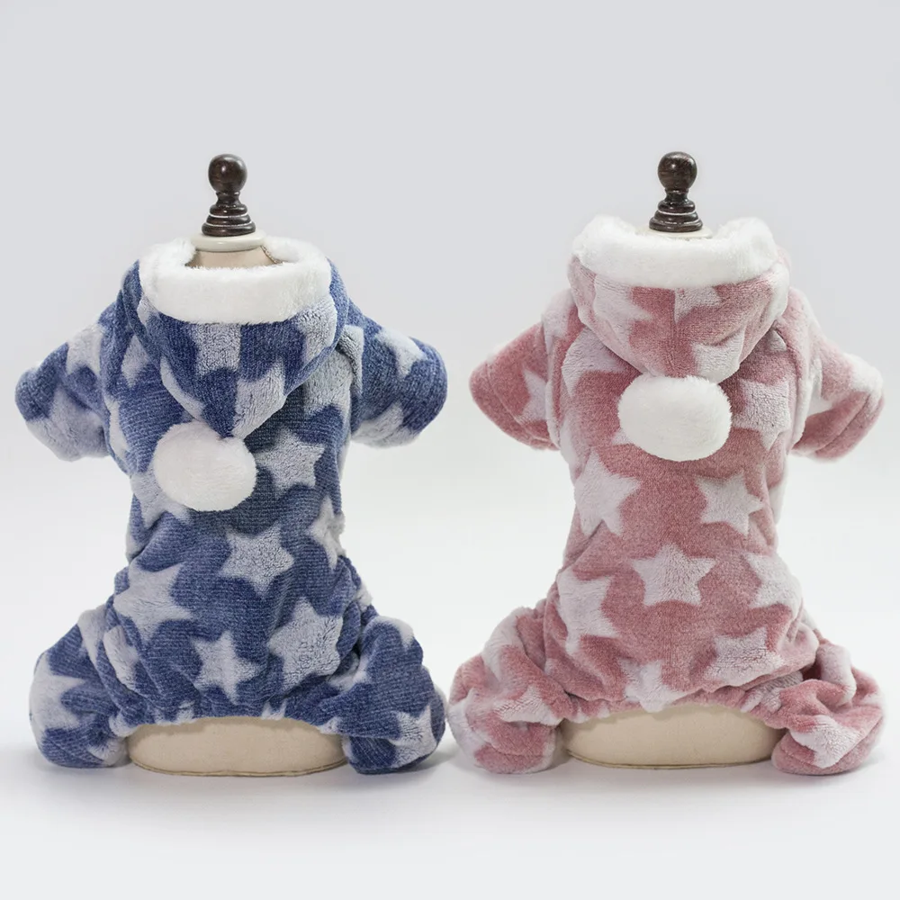 

Cheap Autumn Winter Dog Cat Clothes Pet Clothes Pet Pajamas Coral Fleece