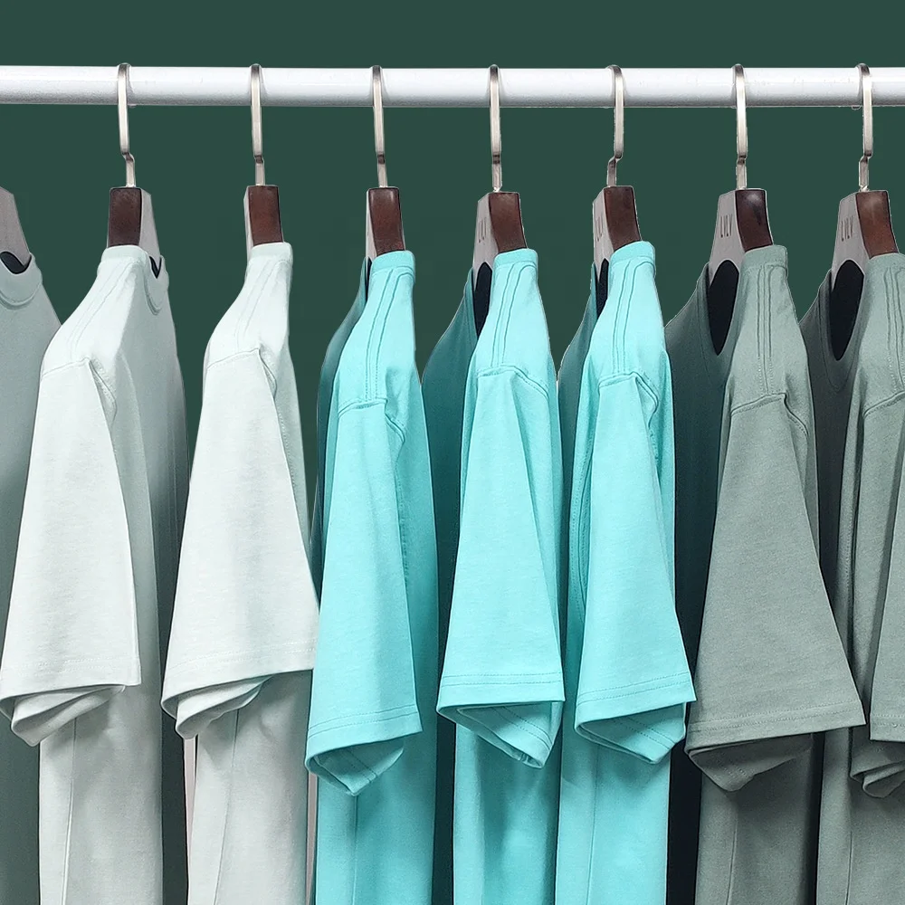 

230g Round Neck Oversized Wholesale OEM Custom Stylish Plain Cotton Tshirt for Printing