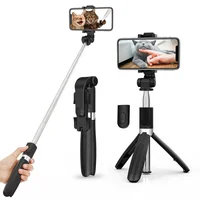 

CE ROHS Certificated L01s Tripod Selfie Stick with Wireless Remote Control for Mobile Phone