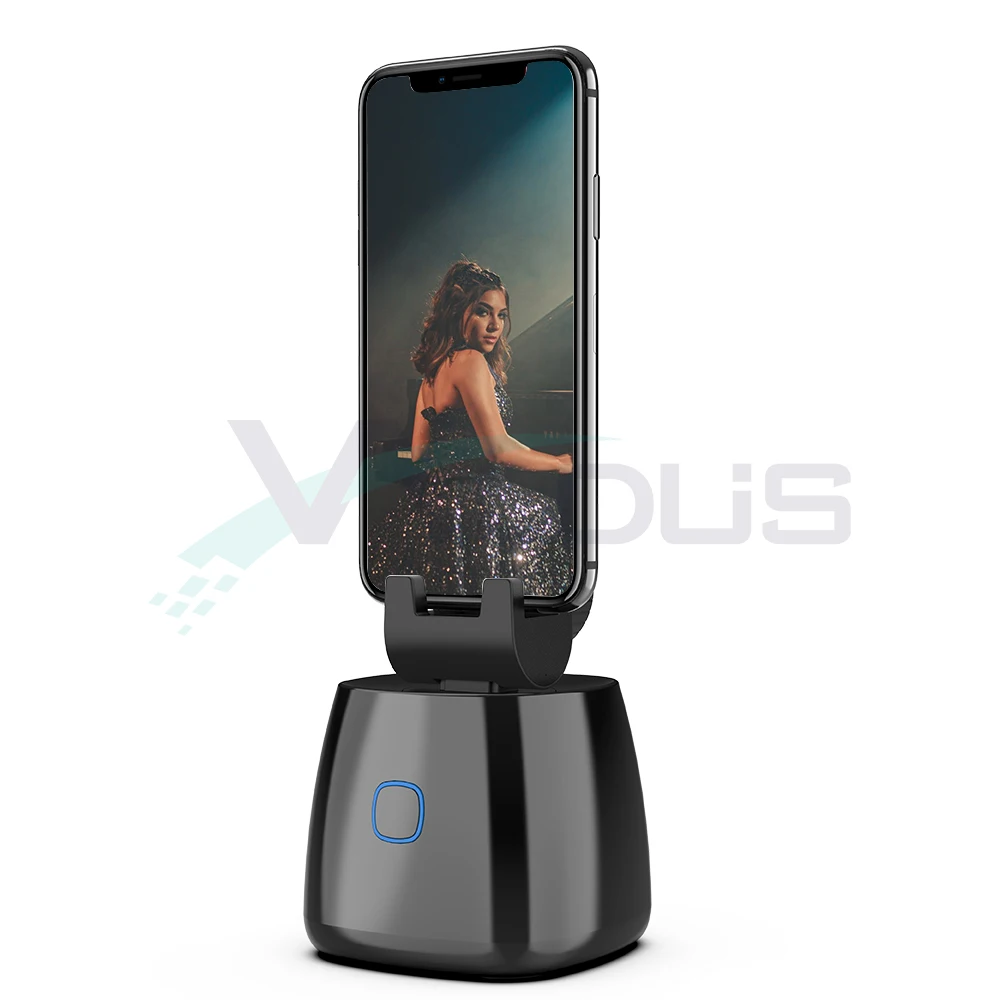 

Cell Phone Stand Auto 360 Rotation Smart Face Tracking Holder Stabilizer Mount Shooting Video Recording Tripod TIKTok YouTube