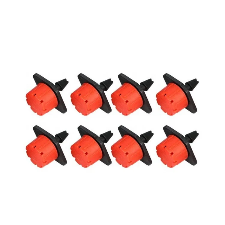 

360 Degree Adjustable Micro irrigation Dripper / Drip watering Emitter for agricultural/garden irrigation, Black+red