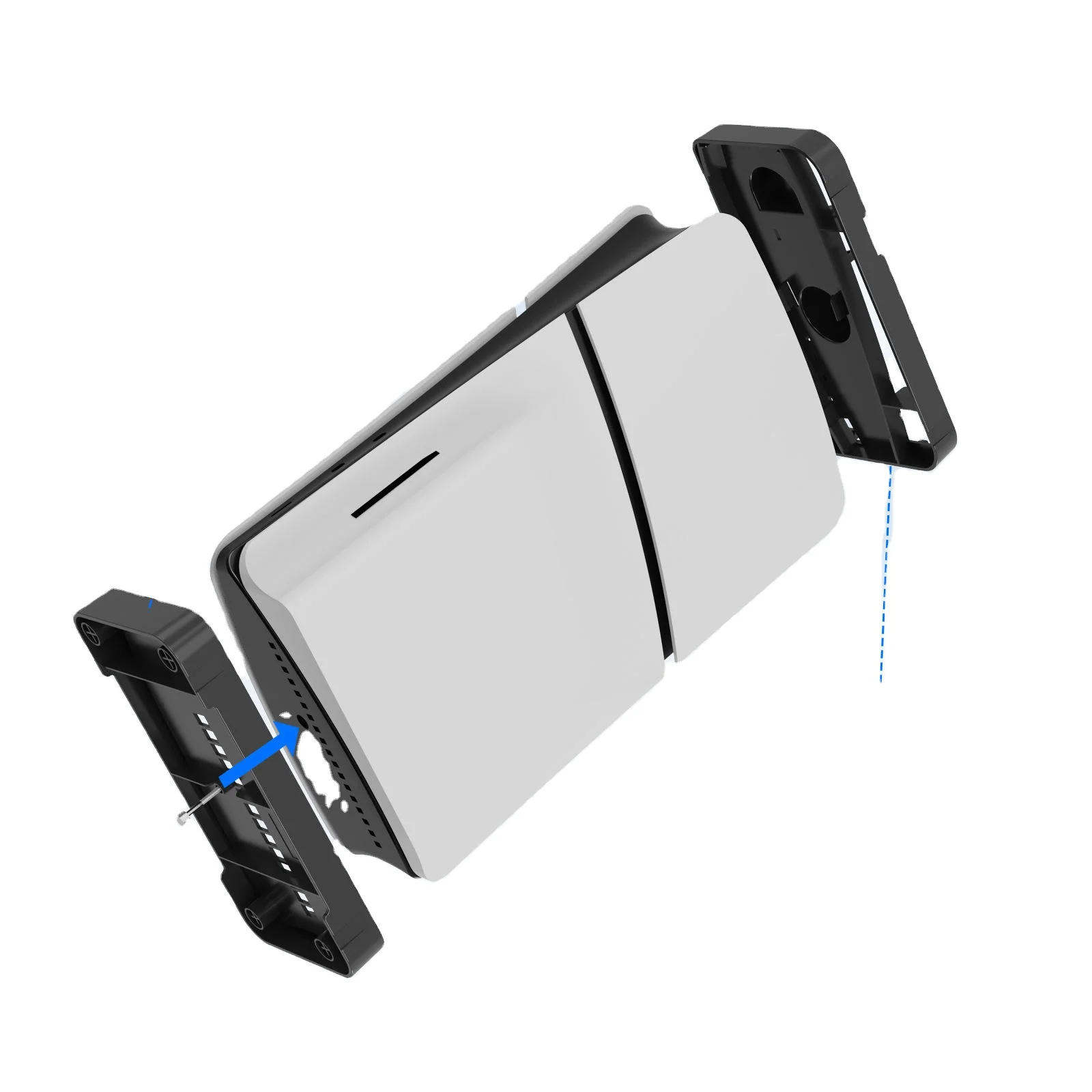 

Vertical Stand Bracket Holder For PS5 Slim Console Host Horizontal Storage Rack