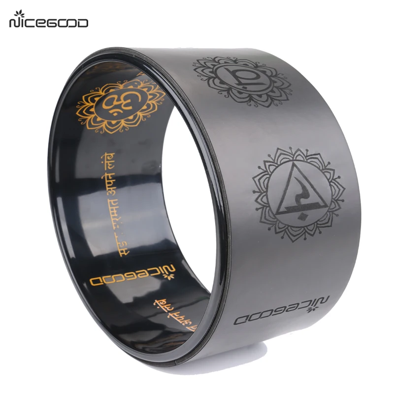 

Factory Price ABS TPE Training Yoga Massage Wheel Custom Logo, Customized