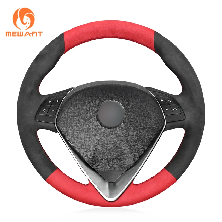 

MEWANT For Alfa Romeo Giulietta 2014-2021 Luxury Car Hand Stitching Thin Steering Wheel Protective Cover Non-slip Customization